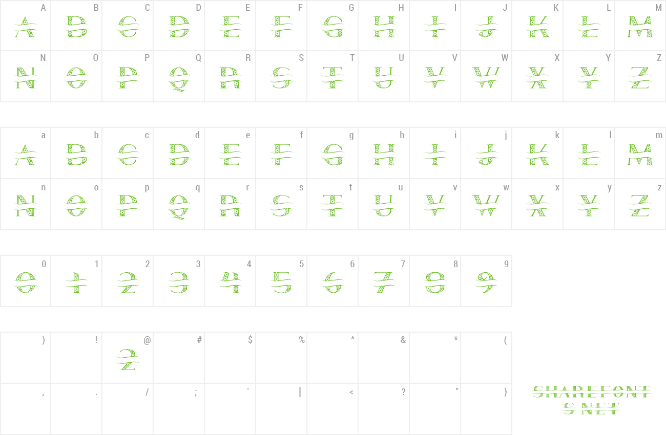 Font Love Flow preview